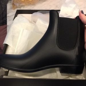J Crew Chelsea Rain Boots size 6